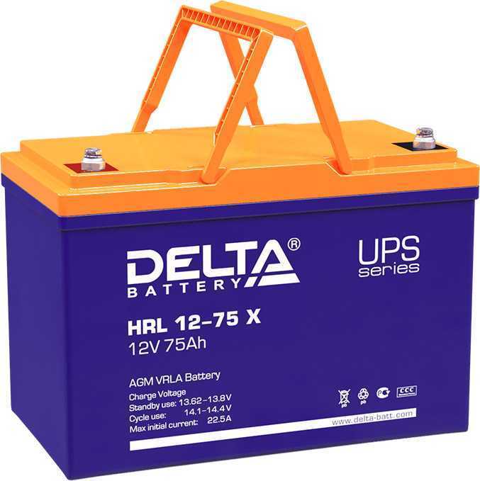 Delta HRL 12-75 X Аккумуляторы фото, изображение