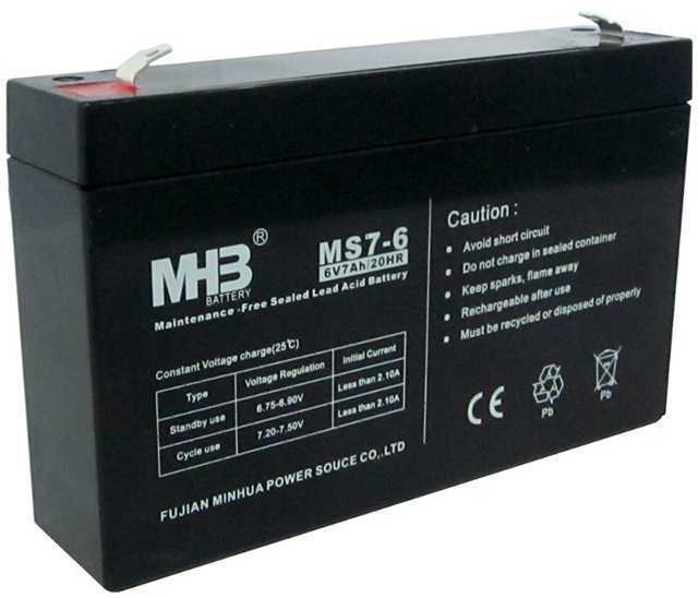 MNB Battery MS 7-6 Аккумуляторы фото, изображение