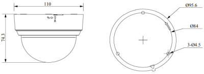 RVi-1ACD200 (2.8) white Камеры видеонаблюдения внутренние фото, изображение